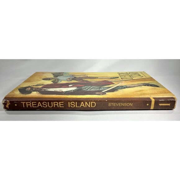 Treasure Island by Robert Louis Stevenson 1968 Educator Classic Library Vol 1 - Picture 10 of 11